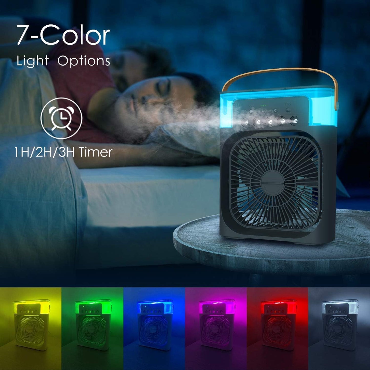 Mini Ventilador Humificador De Aire Frio
