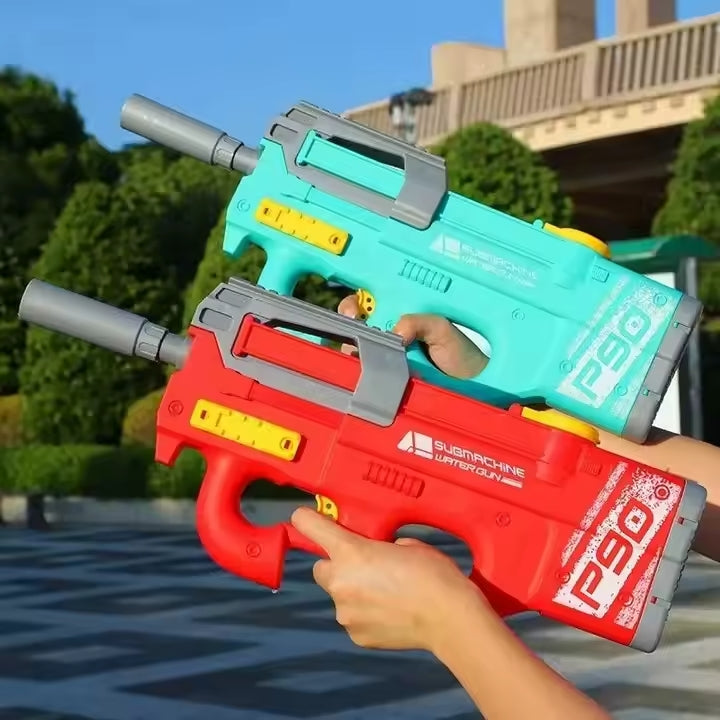 Pistola de Agua P90 Eléctrica Con Disparo Automático