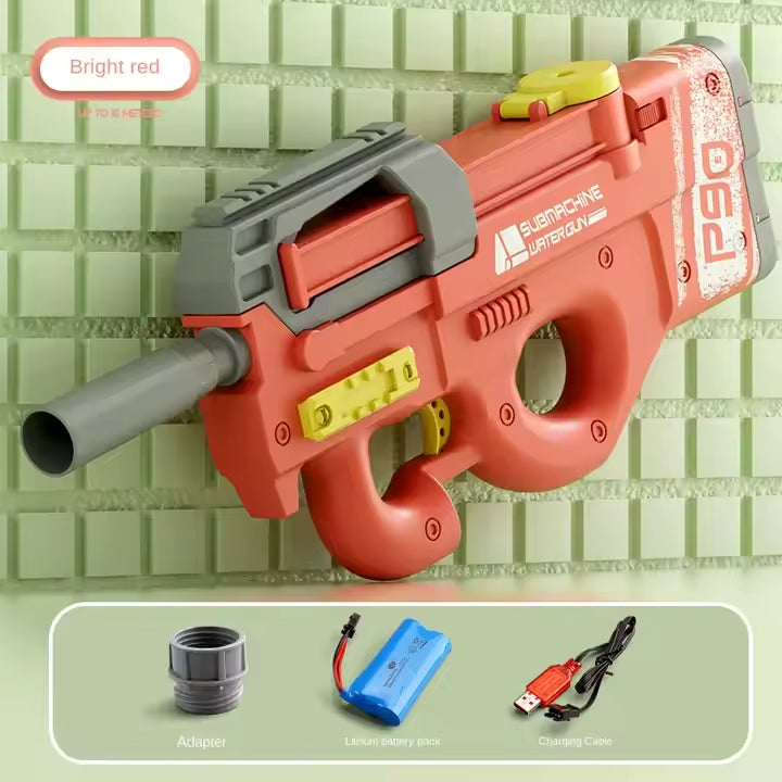 Pistola de Agua P90 Eléctrica Con Disparo Automático