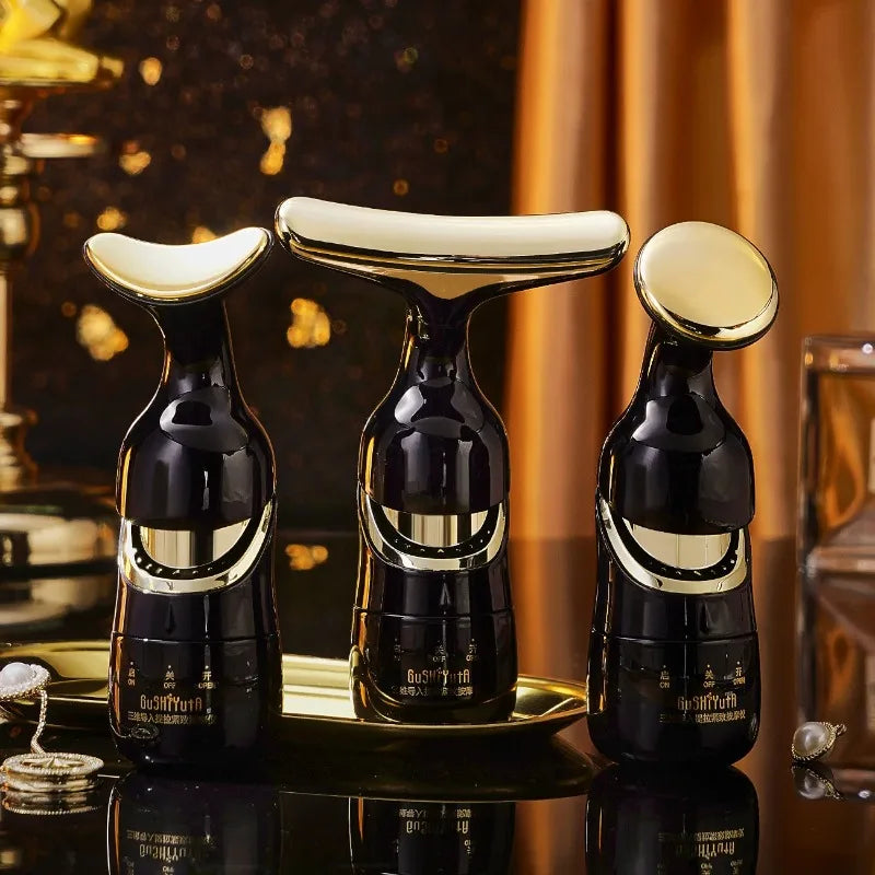 Masajeador Facial 3 en 1 Para Tu Rutina de Skincare