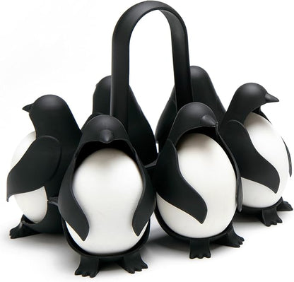Espectacular Soporte Para Hervir Huevos En Forma De Pingüinos