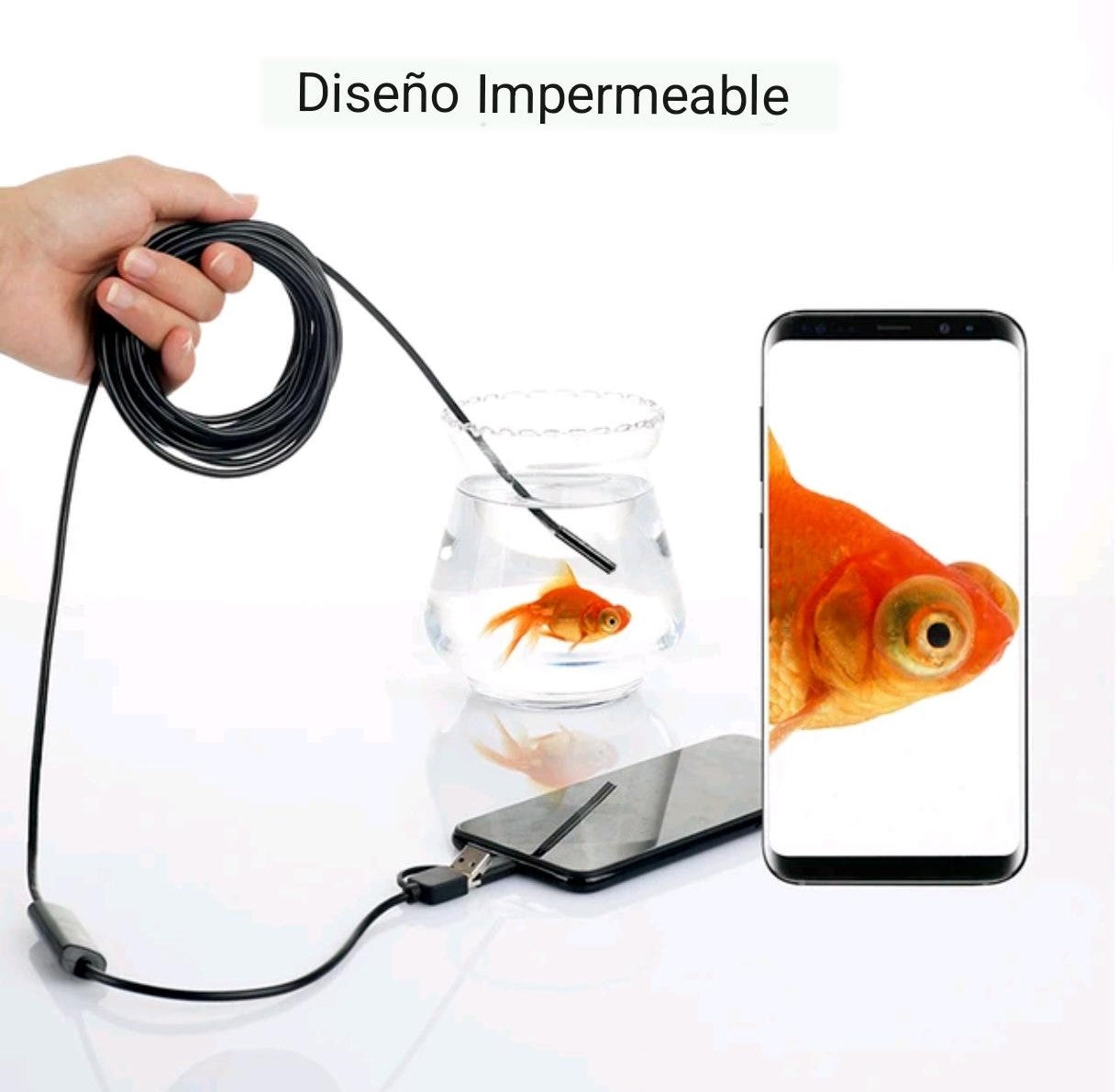 Camara Endoscopica 5m Hd Impermeable
